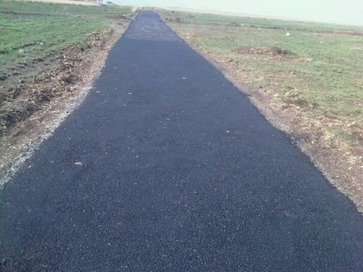 Finished road surface