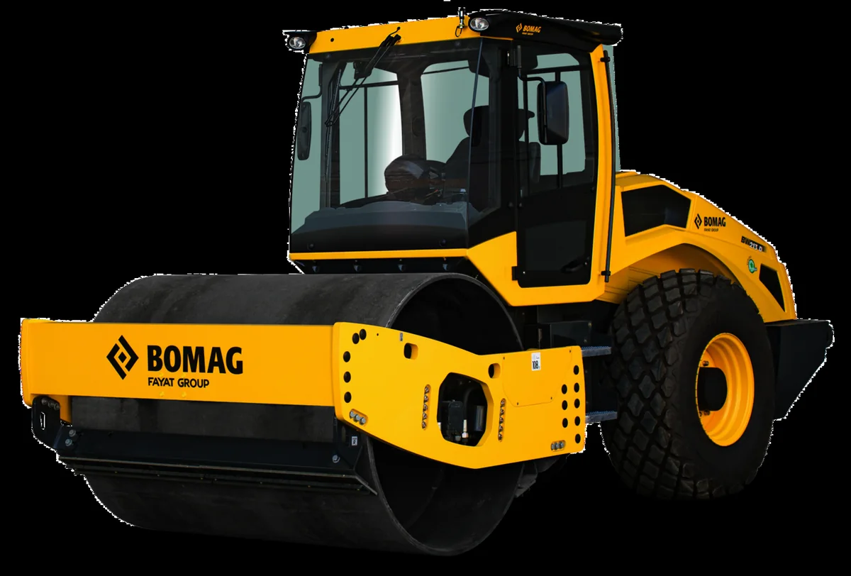 Road roller used for maintenance
